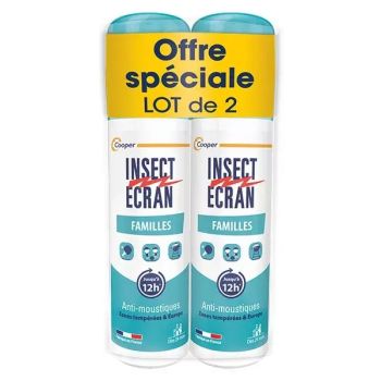Spray répulsif anti-moustiques famille Insect écran