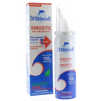 Sinusite nez très bouché Stérimar