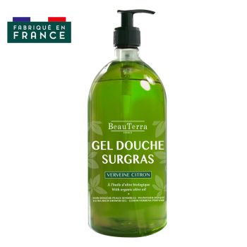 Gel douche surgras verveine citron Beauterra