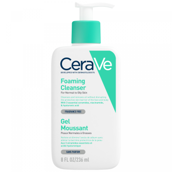 Gel moussant visage CeraVe