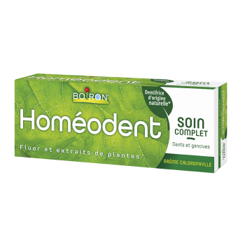 Homéodent soin complet dents et gencives goût chlorophylle Boiron