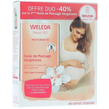 Huile de massage vergetures Weleda