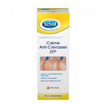 Crème anti-crevasses K+ 25% d'urée Scholl