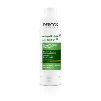 Dercos anti-pelliculaire shampooing traitant cheveux secs Vichy