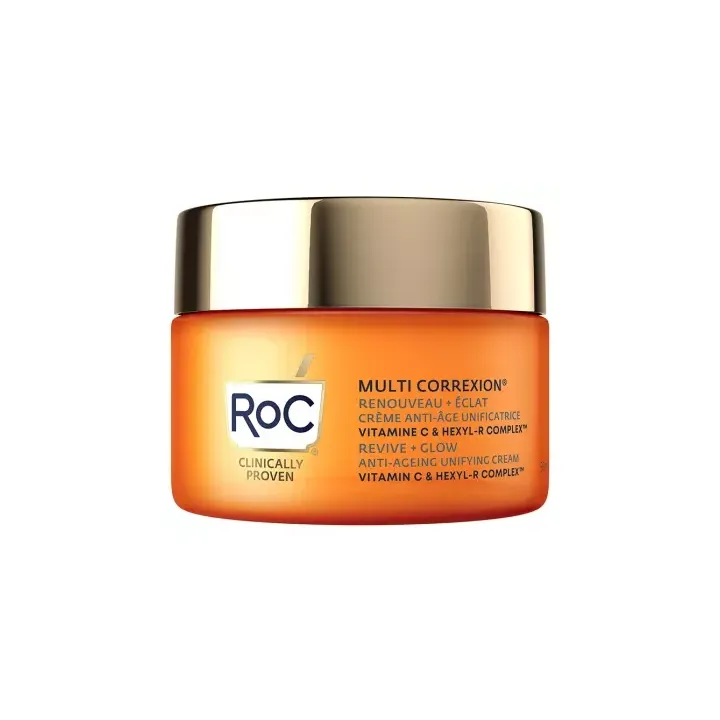 Multi Correxion crème riche anti-âge unificatrice Renouveau et éclat RoC - pot de 50ml