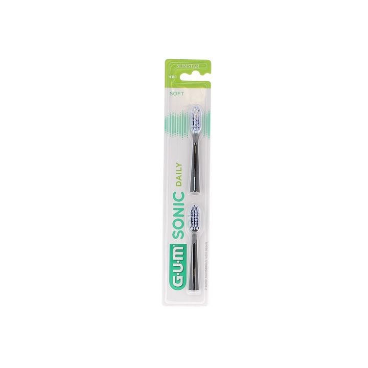 Sonic Daily Têtes de brosse souple 4110 Gum - lot de 2 recharges
