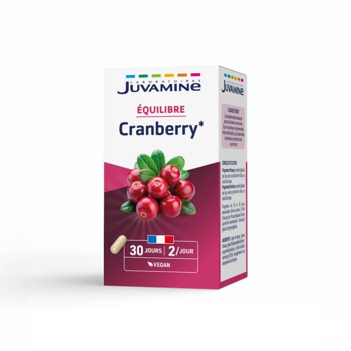Formule Concentrée Cranberry Juvamine - boîte de 60 gélules