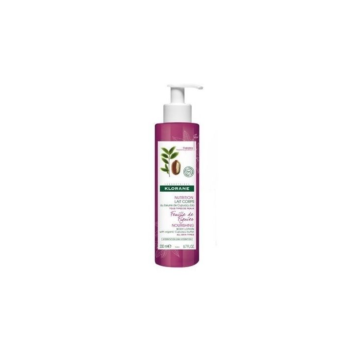 Lait corps feuille de figuier Klorane - flacon-pompe de 200ml