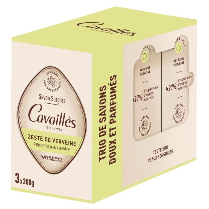 Savon surgras zeste de verveine Rogé Cavaillès