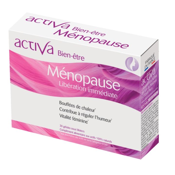 Bien-être ménopause Activa - boîte de 30 gélules
