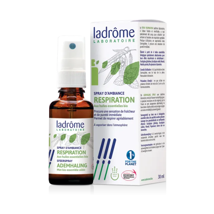 Spray d'ambiance respiration bio Ladrôme - spray de 30 ml