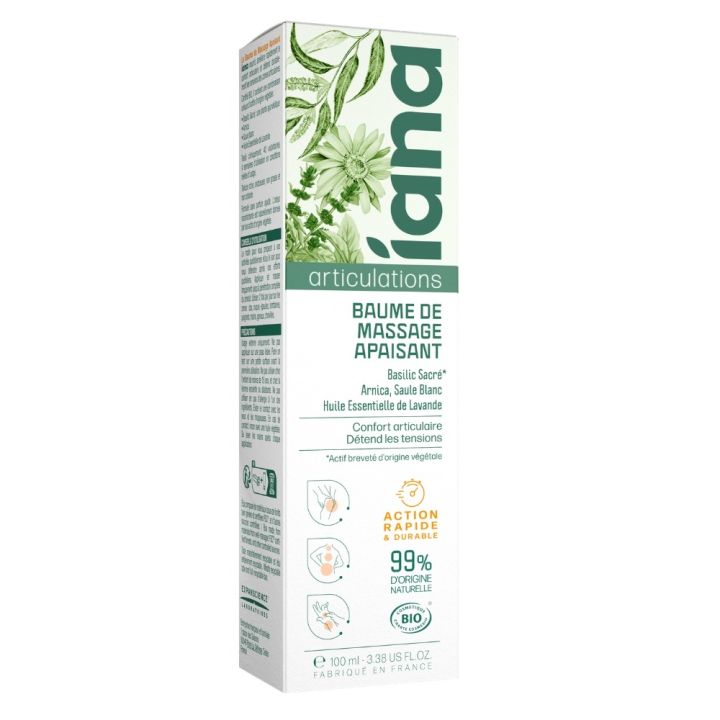 Baume de massage apaisant articulations Iana - tube de 100ml