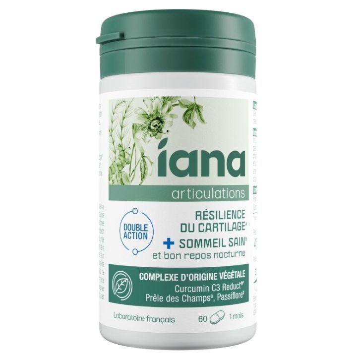 Articulations résilience du cartilage et sommeil sain Iana - pot de 60 comprimés