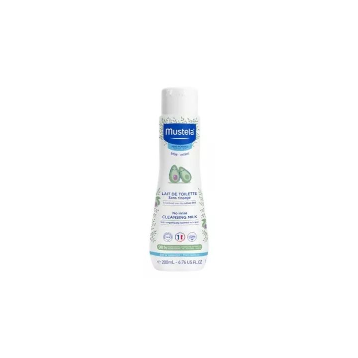 Lait de toilette sans rinçage peau normale bébé et enfant Mustela