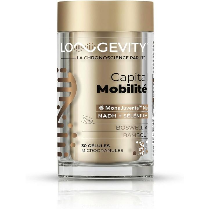Longevity capital mobilité Les 3 Chênes - pot de 30 gélules 
