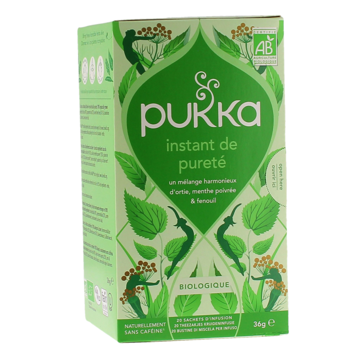 Infusion Purifier éclat intérieur bio Pukka - boite de 20 sachets
