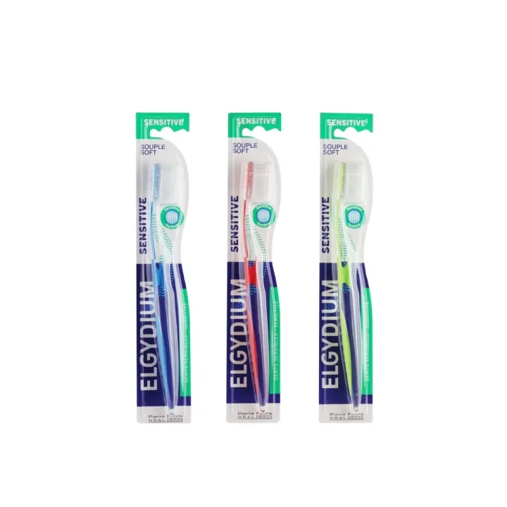 Brosse à dents Sensitive souple Elgydium - 1 brosse à dents