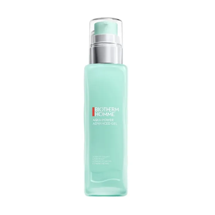 Aquapower Advanced Homme gel ultra-hydratant et fortifiant Biotherm - flacon-pompe de 100ml