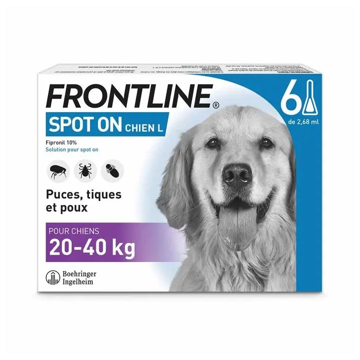 Spot On chien 20-40 kg Frontline