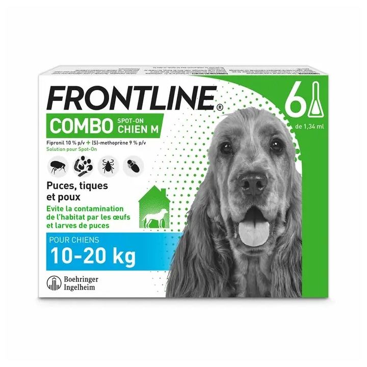 Frontline Combo Spot-On chiens 10-20 kg