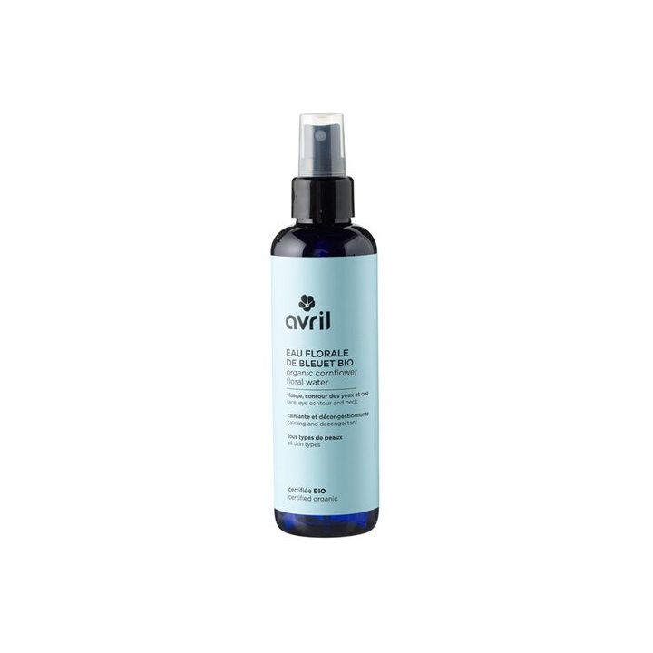Eau florale de bleuet bio Avril - spray de 200ml