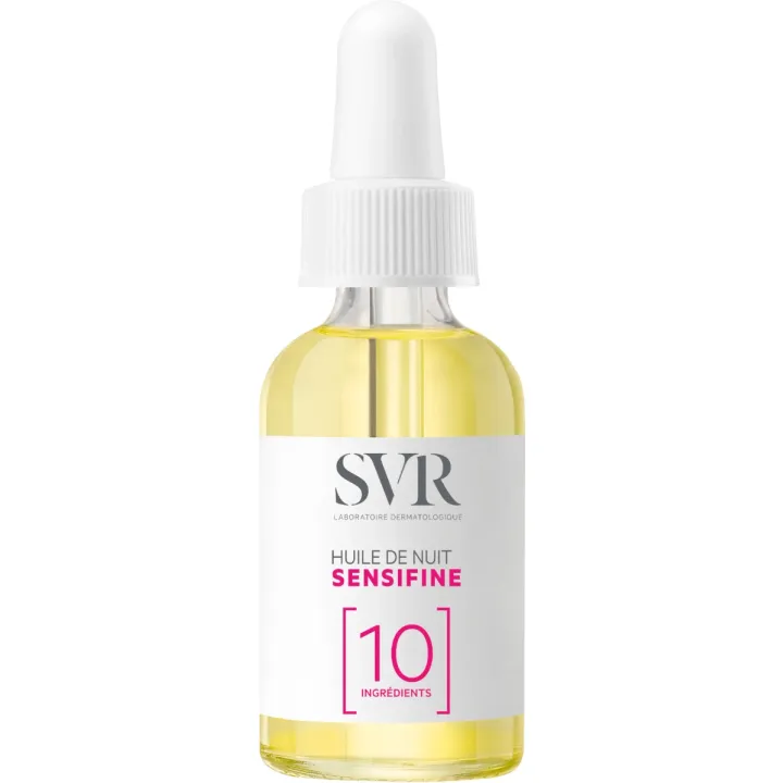 Sensifine huile de nuit réparatrice et apaisante SVR - flacon-pompe de 30ml  