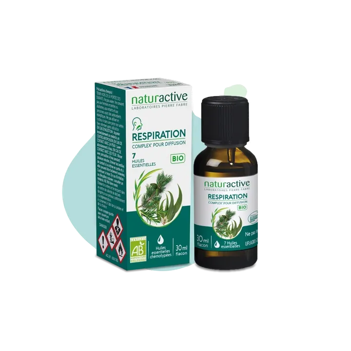 Complex' respiration pour diffusion 7 huiles essentielles Naturactive - flacon de 30ml