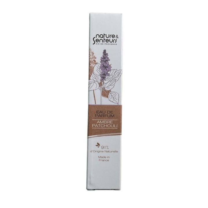 Eau de parfum ambre patchouli Nature & senteurs - spray de 15ml