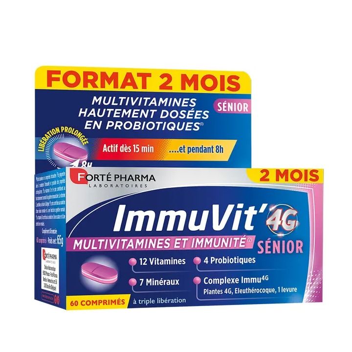 ImmuVit'4G multivitamines sénior Forté Pharma