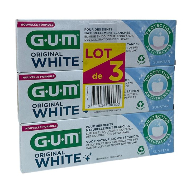 Original White Dentifrice Gum