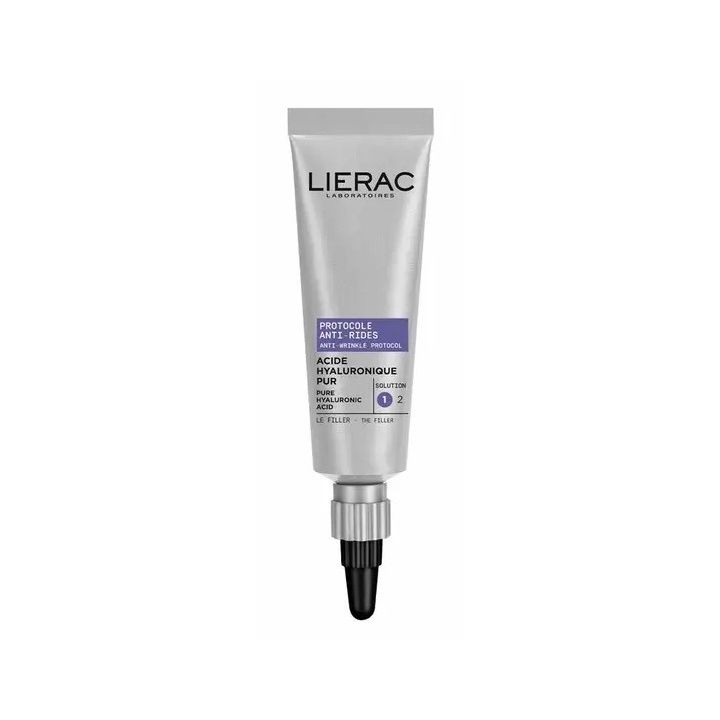 Protocole anti-rides acide hyaluronique pur Filler Lierac - tube de 15ml
