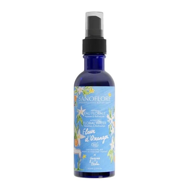Véritable eau florale fleur d'oranger bio Sanoflore - spray de 200ml