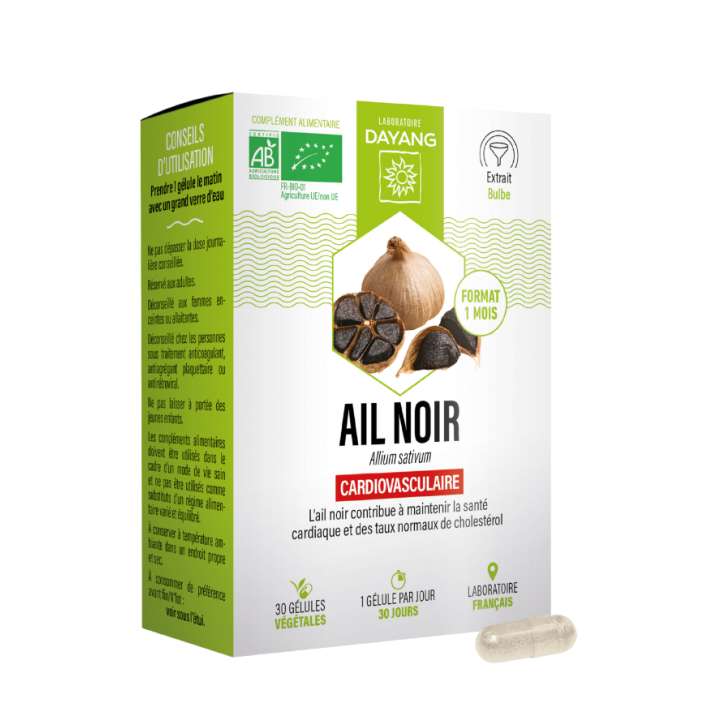 Ail noir système cardiovasculaire Dayang