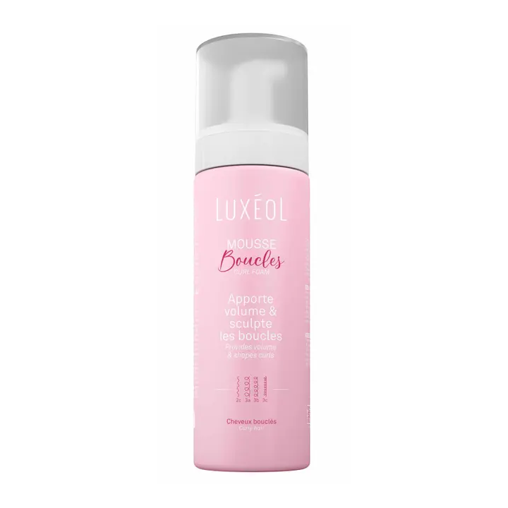 Mousse boucles Luxéol - flacon-pompe de 200ml