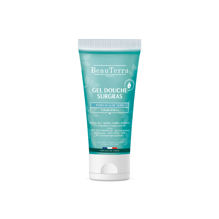 Gel douche surgras aloe vera Beauterra
