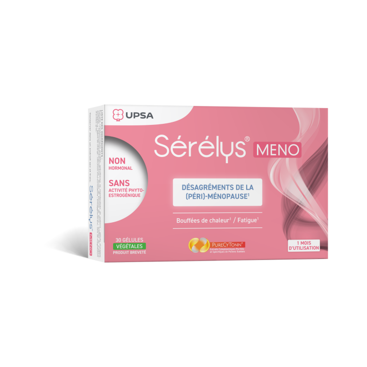 Sérélys meno désagréments de la (péri)-ménopause - boite de 30 gélules