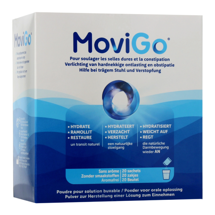 MoviGo selles dures et constipation Norgine