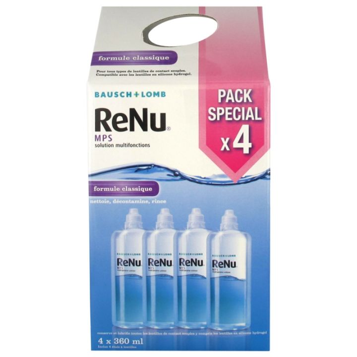 ReNu MPS Solution multifonctions formule classique Bausch Lomb