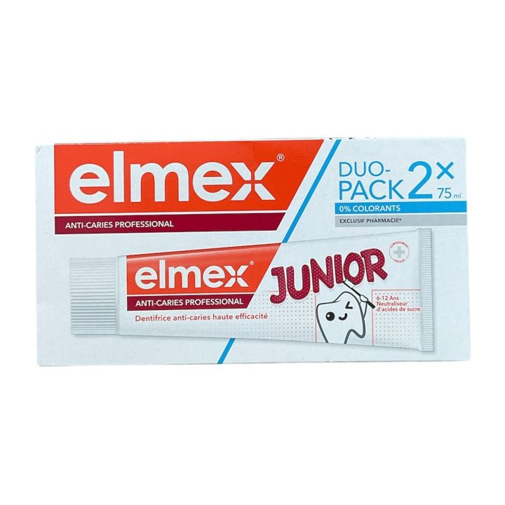 Dentifrice anti-caries professional junior 6-12 ans Elmex