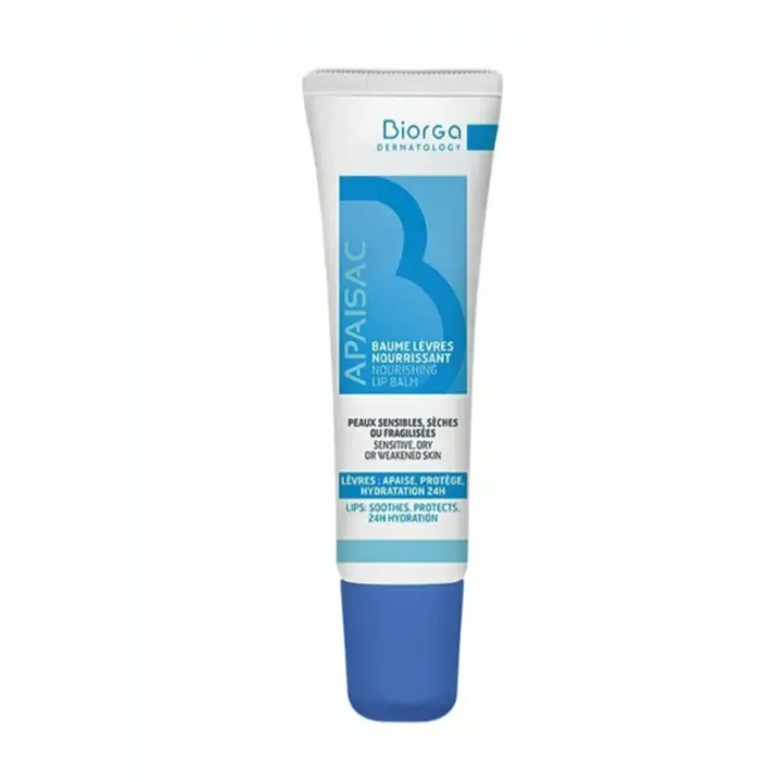 Apaisac baume lèvres nourrissant Biorga - tube de 15 ml