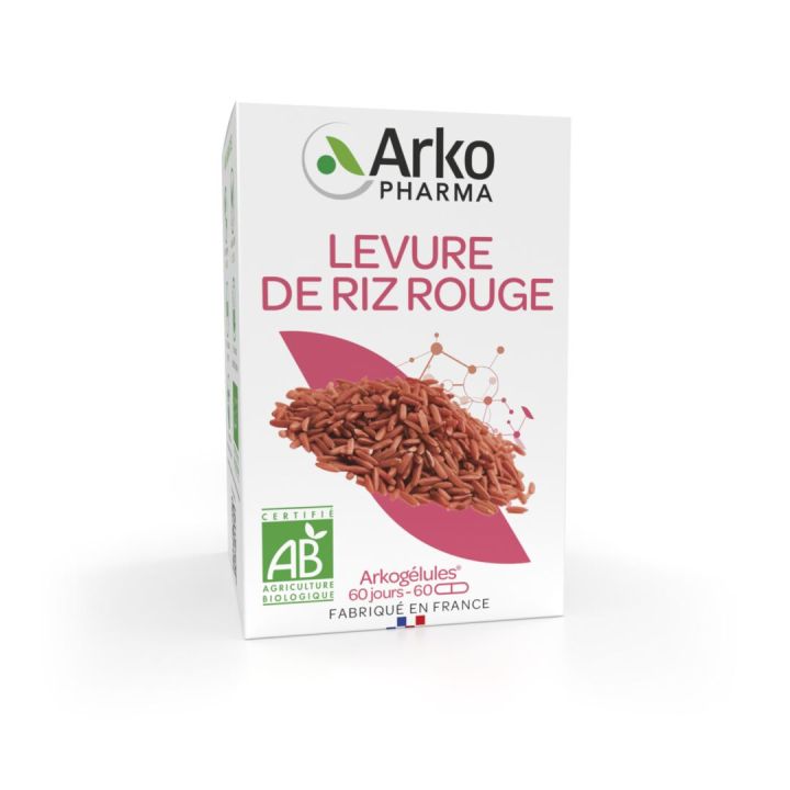 Arkogélules Levure de riz rouge bio Arkopharma