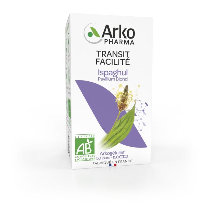 Arkogélules Ispaghul psyllium blond bio Arkopharma