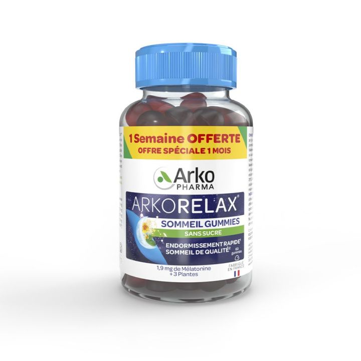 Arkorelax Sommeil Gummies sans sucre Arkopharma