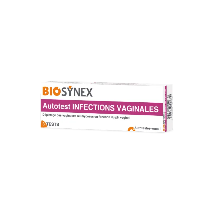Autotest infections vaginales Biosynex - boîte de 3 tests
