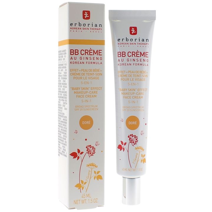 BB crème au ginseng teinte doré  Erborian - tube de 40 ml