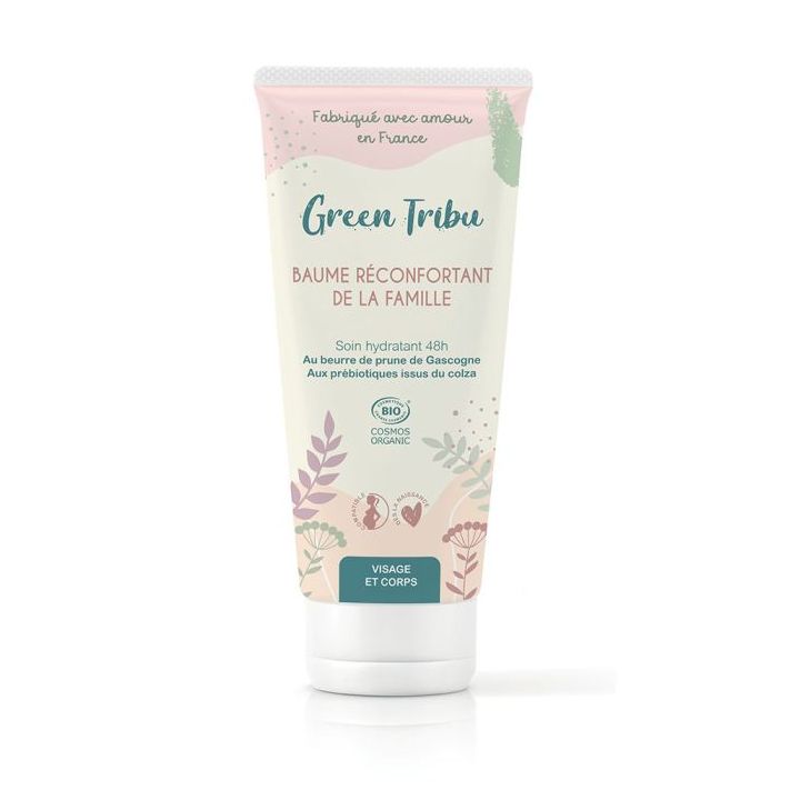 Baume réconfortant de la famille bio Green Tribu - tube de 200ml
