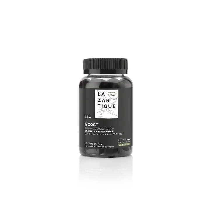 Boost double action chute et croissance Lazartigue - pot de 60 gummies
