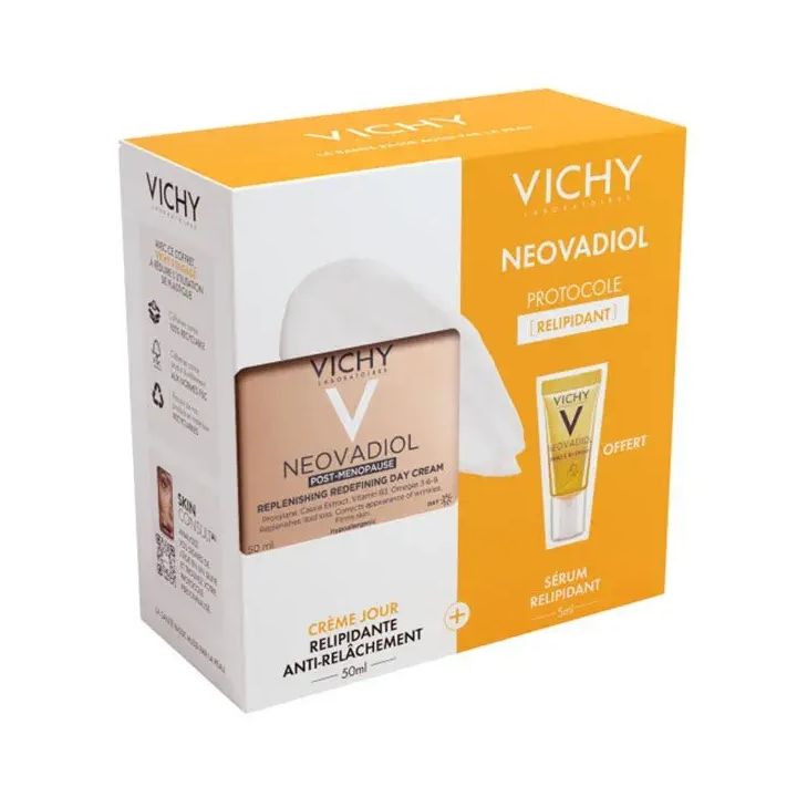 Neovadiol protocole post-ménopause relipidant Vichy