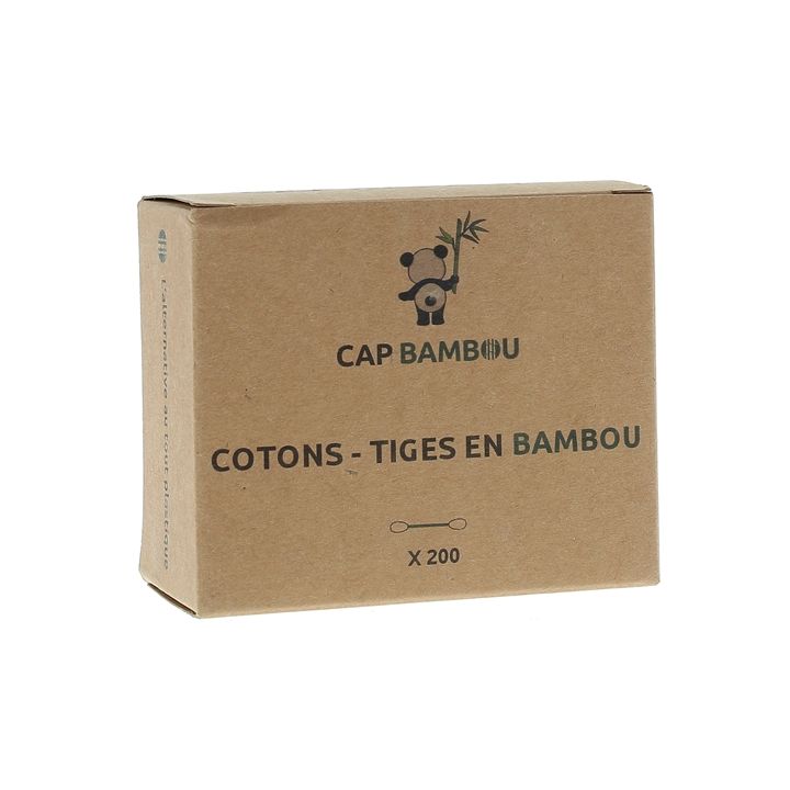 Cotons tiges en bambou Cap Bambou