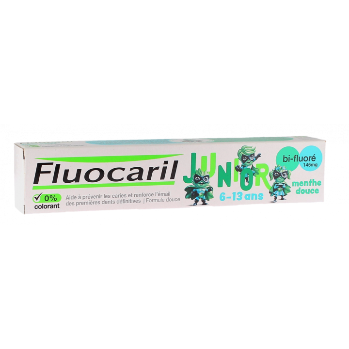 Dentifrice junior 6-13 ans arôme menthe douce Fluocaril